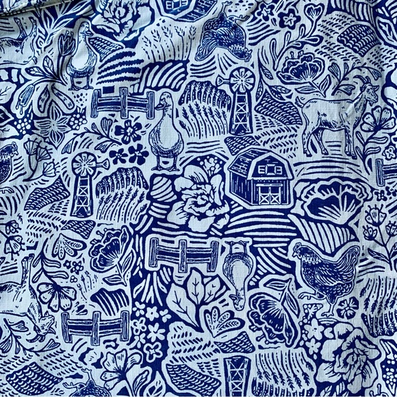 NWT Duluth 3X x31L Heirloom Gardening Bib Overalls Farm Toile Bibs Farmhouse - Picture 6 of 9